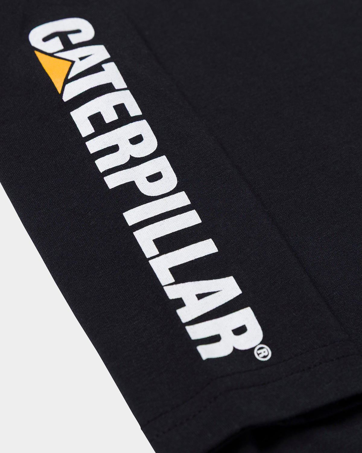 cat workwear infant long sleeve banner t-shirt logo banner on arm