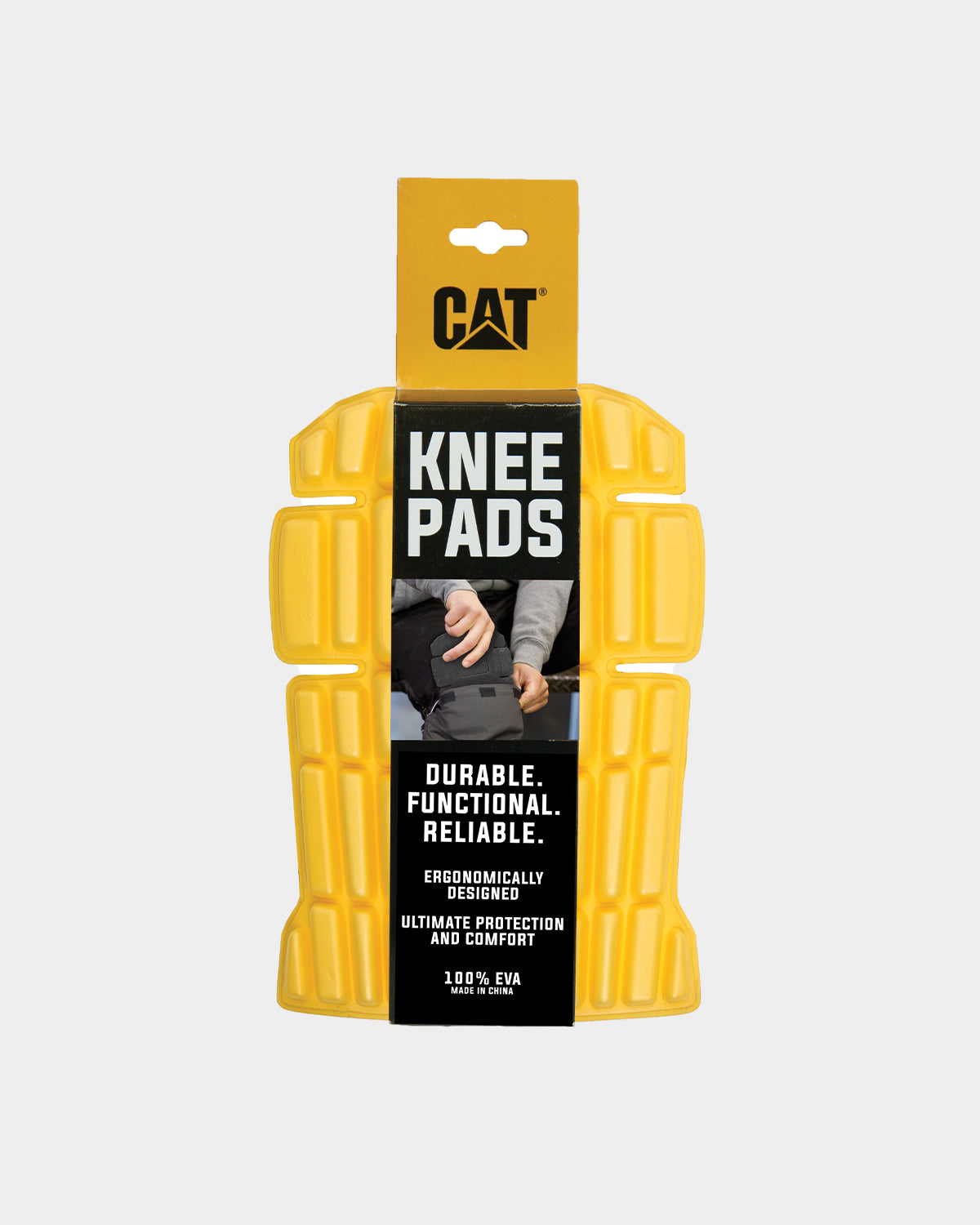 CAT Workwear Unisex Insertable 100% EVA Knee Pads Yellow