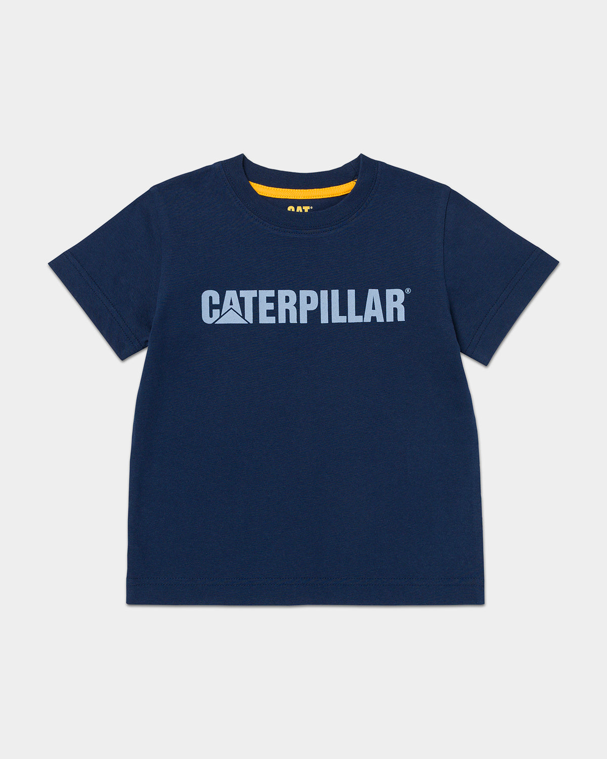 Cat workwear kid's caterpillar t-shirt detroit blue front