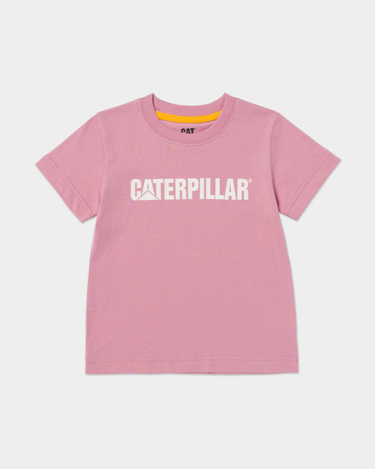 Cat workwear kid's caterpillar t-shirt lilas front