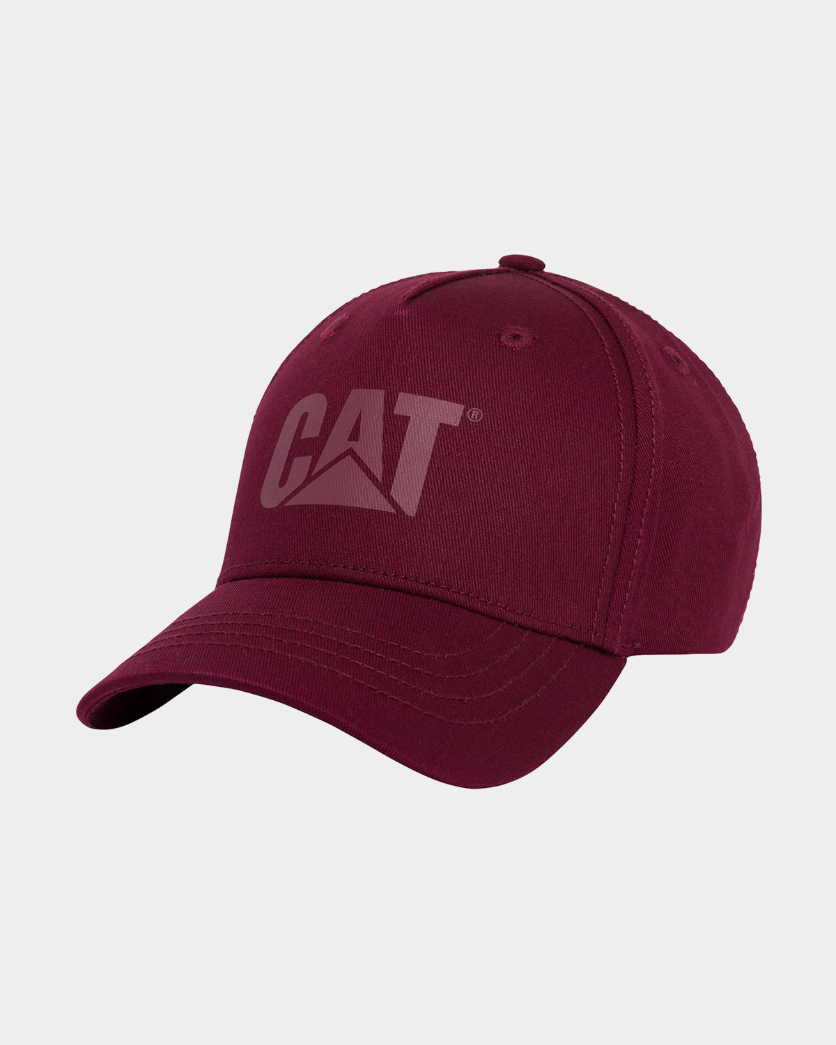 cat workwear kid's curve bill hat fig front