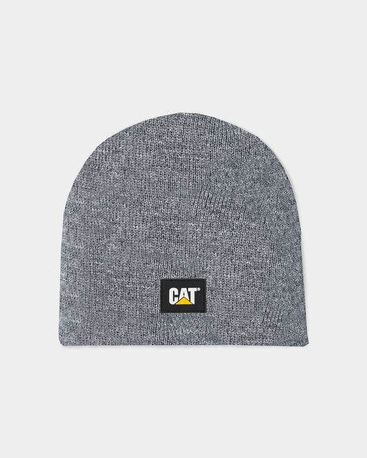 cat workwear kid's logo beanie dark heather grey