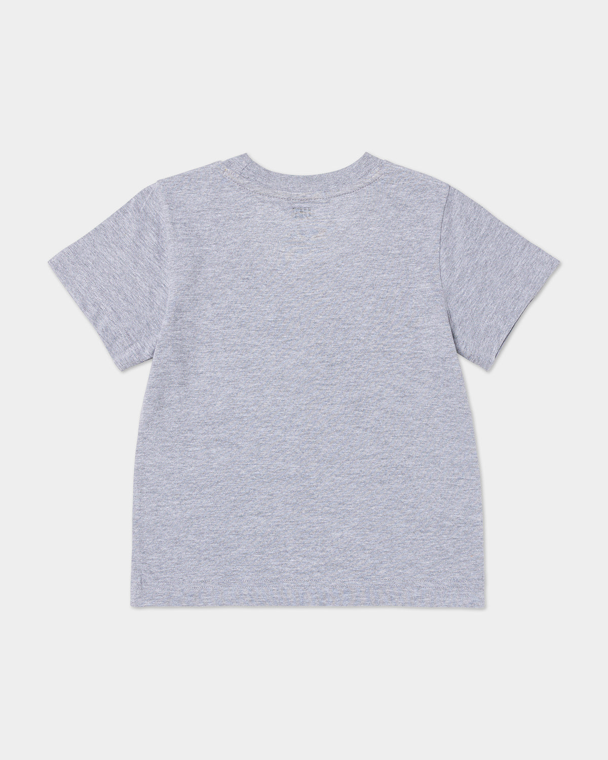 Cat workwear kid's tm logo t-shirt heather grey back