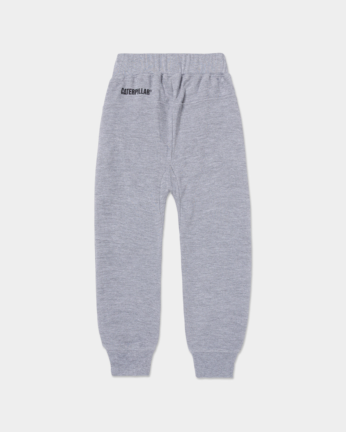 Cat workwear kid's track pant heather grey back