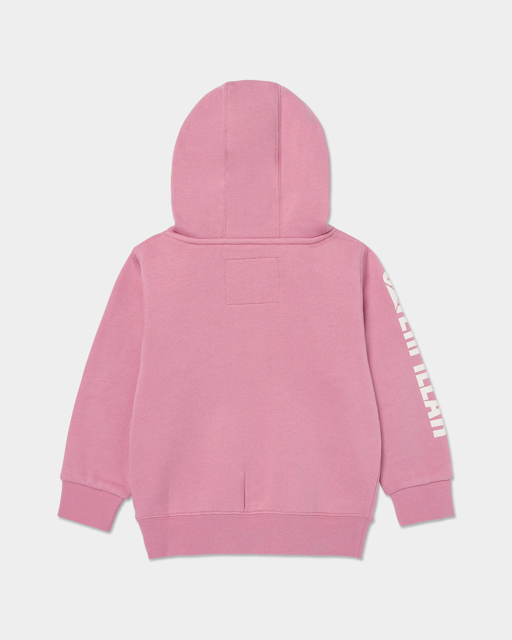 Cat workwear kid's trademark banner pull over hoodie lilas back,color:Lilas