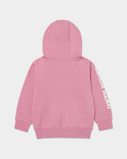 Cat workwear kid's trademark banner pull over hoodie lilas back,color:Lilas