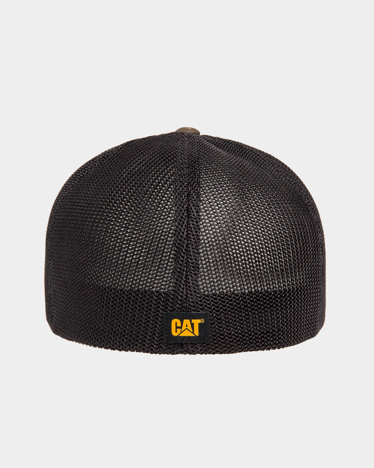 CAT Workwear Unisex Leather Diesel Power Flat Bill Hat Army Moss Back