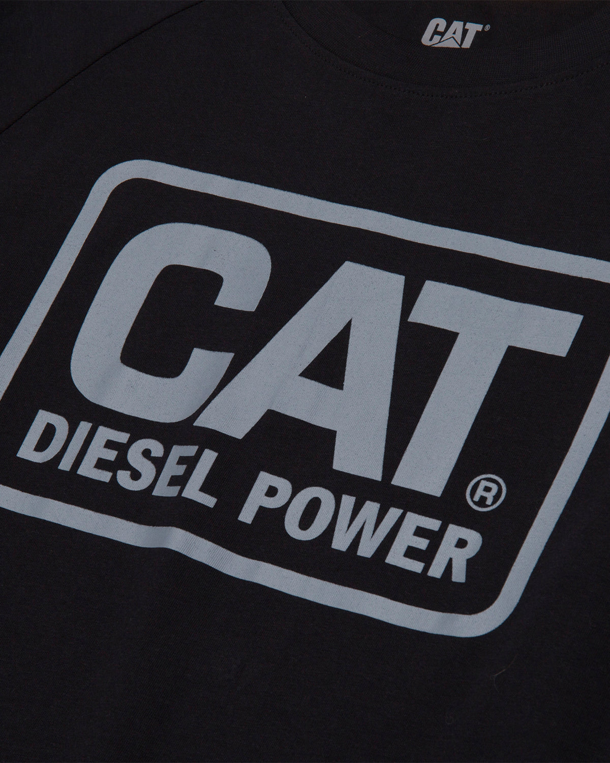 CAT Workwear Men's CAT Diesel Power Long Sleeve T-Shirt Black Logo