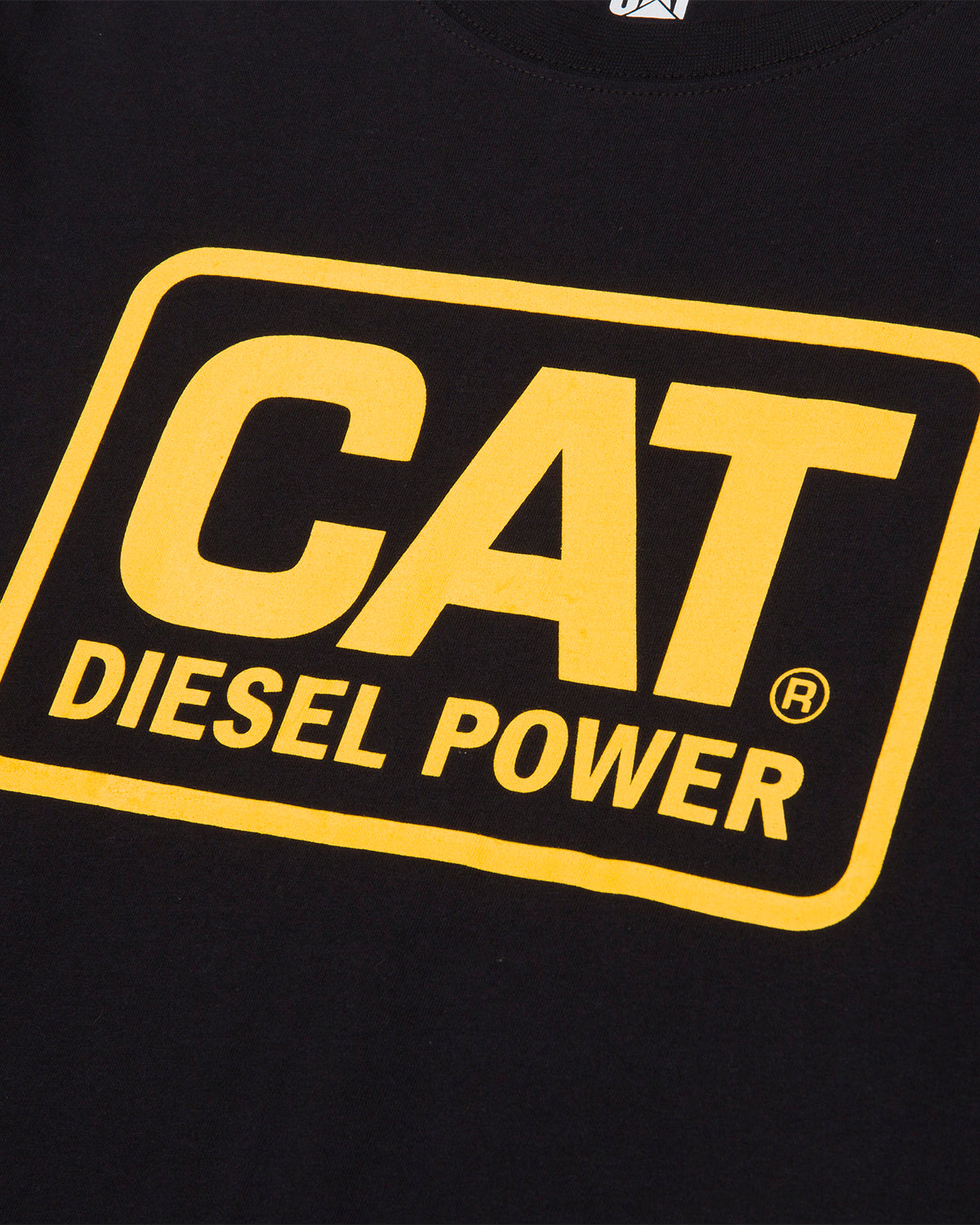 CAT WORKWEAR Men's CAT® Diesel Power T-Shirt Black Yellow Logo