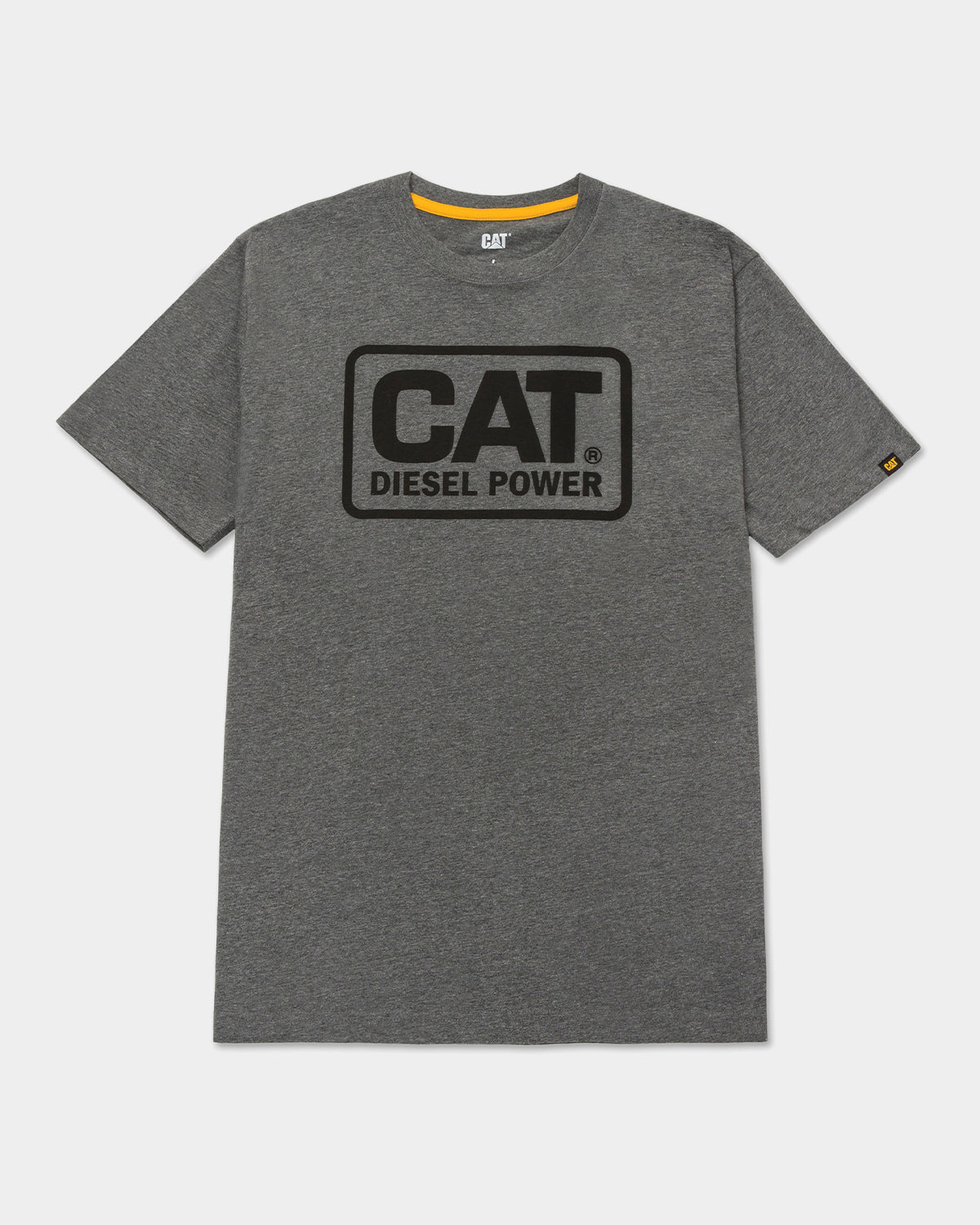 CAT WORKWEAR Men's CAT® Diesel Power T-Shirt Dark Heather Grey Front