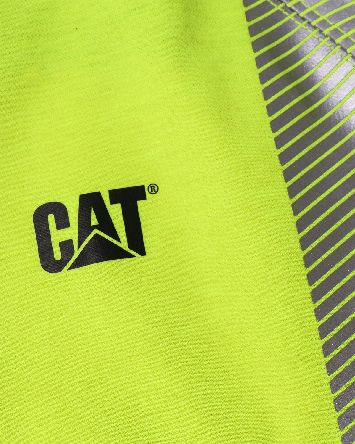 Cat Workwear Men's FR Hi-Vis Long Sleeve Performance Shirt HiVis Yellow Reflective