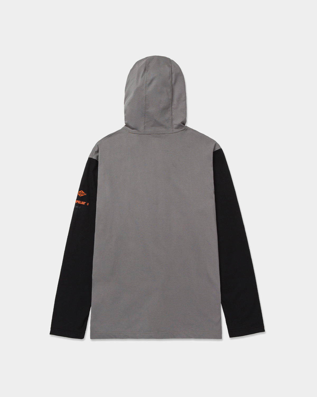 MEN S FR LIGHTWEIGHT BANNER LS HOODED T SHIRT Grey Black S