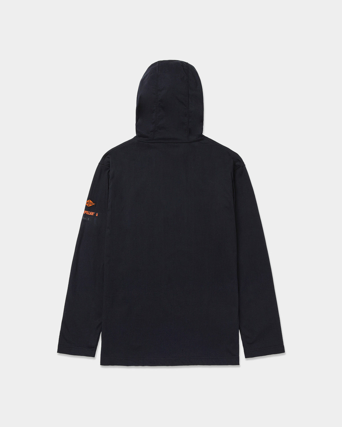 Mens black hooded t shirt shop