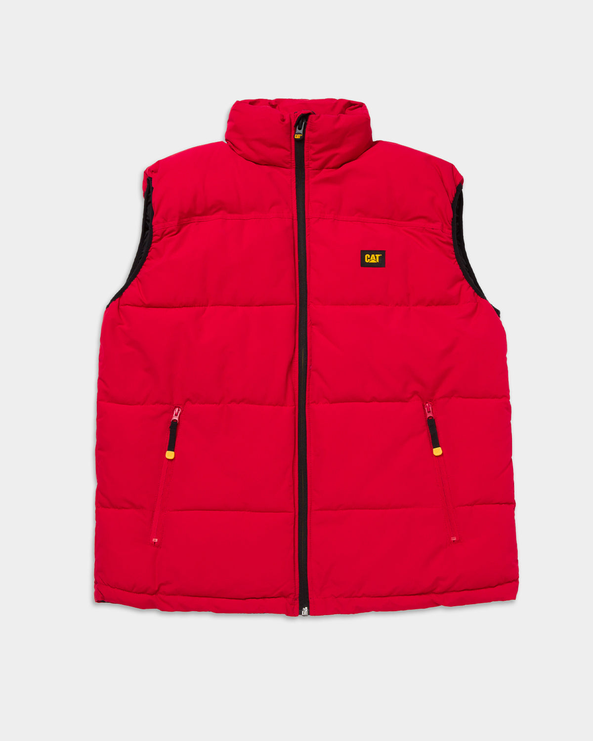 Cat Workwear Men's Arctic Zone Insulated Vest Hot Red Front