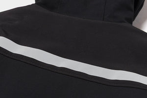 Cat workwear men's cat pro series heavyweight insulated jacket black reflective striping