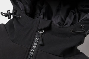 Cat workwear men's cat pro series heavyweight insulated jacket black Adjustable Hood