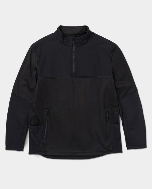 Cat workwear men's pro series hybrid fleece jacket black front