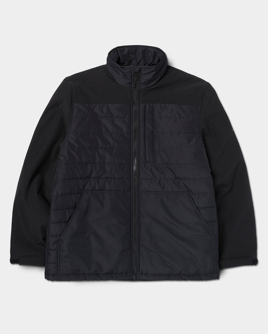 Cat workwear men's cat pro series insulated jacket black front