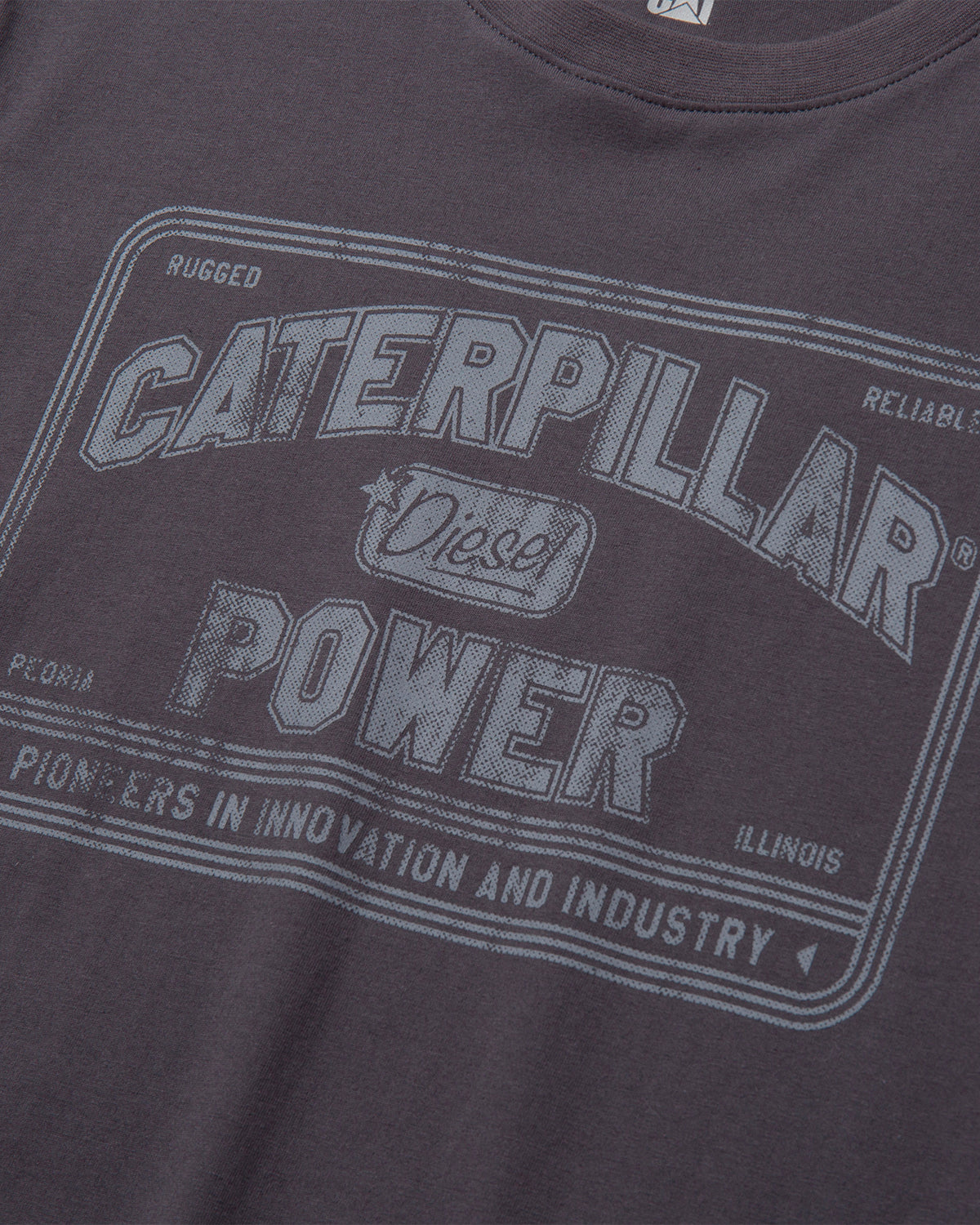 CAT WORKWEAR Men's Caterpillar Power T-Shirt Magnet Logo On Chest