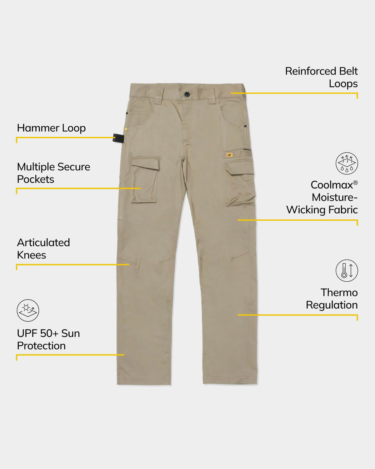 Men's Cooling Work Pants | CAT® WORKWEAR – Caterpillar Workwear