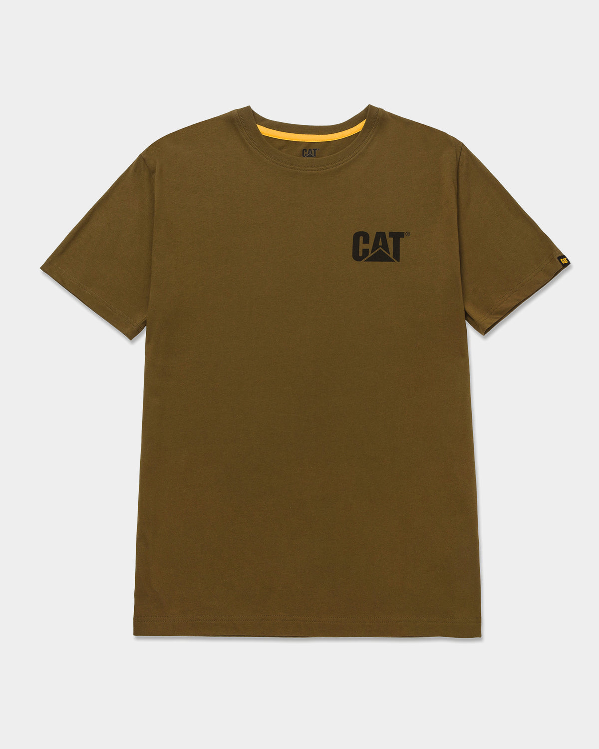 CAT Workwear Men's Diesel Graphic T-Shirt Military Olive Front