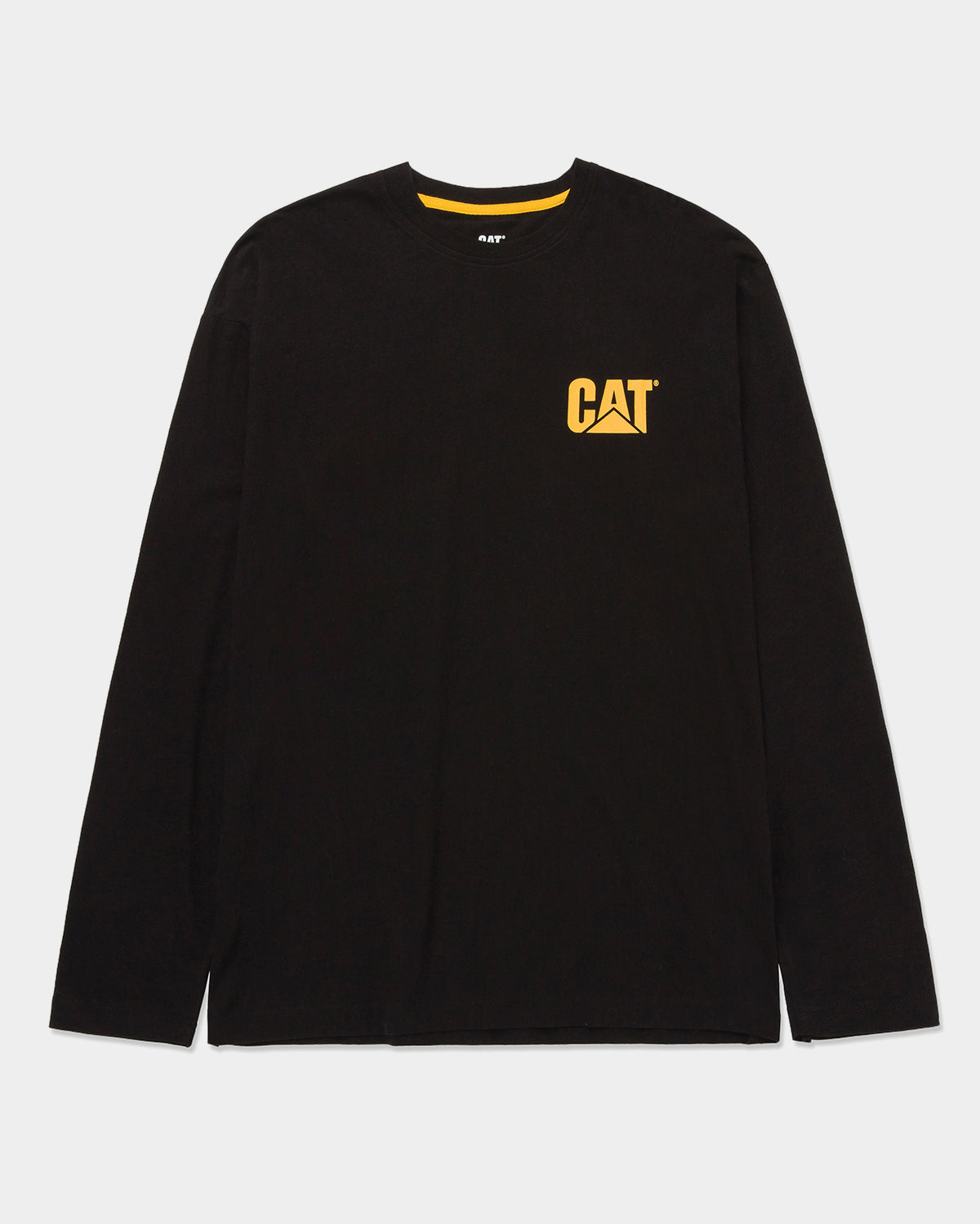 CAT Workwear Men's Diesel Power Long Sleeve T-Shirt Black Front