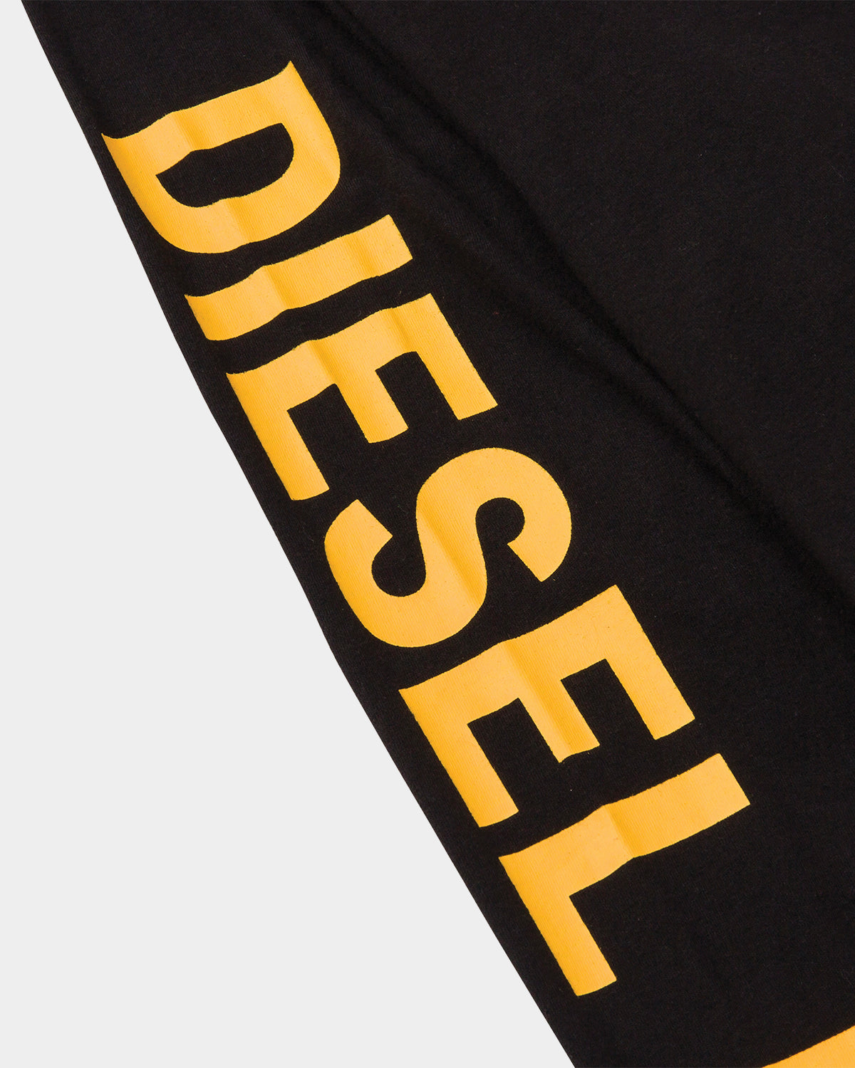 CAT Workwear Men's Diesel Power Long Sleeve T-Shirt Black Left Sleeve "Diesel"