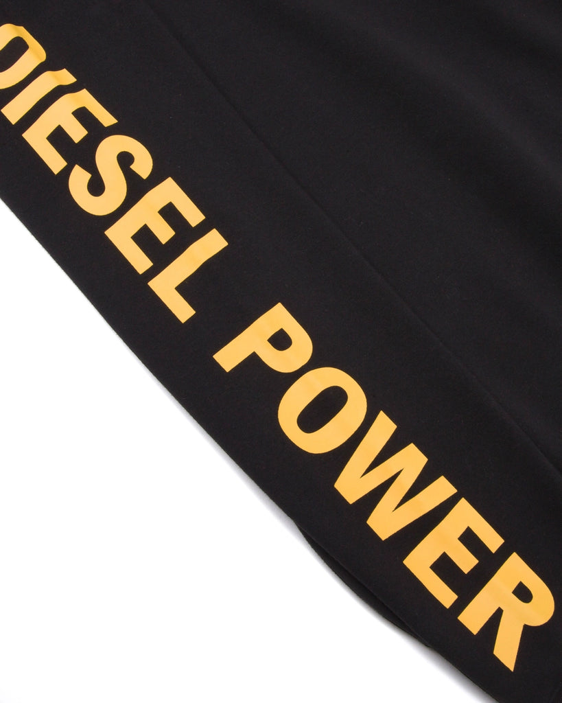 CAT Workwear Men's Diesel Power Pullover Hoodie Black Sleeve Logo