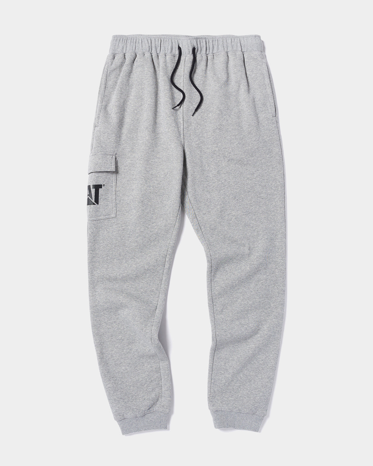 CAT Workwear Men's DM Logo Sweatpants Heather Grey Front