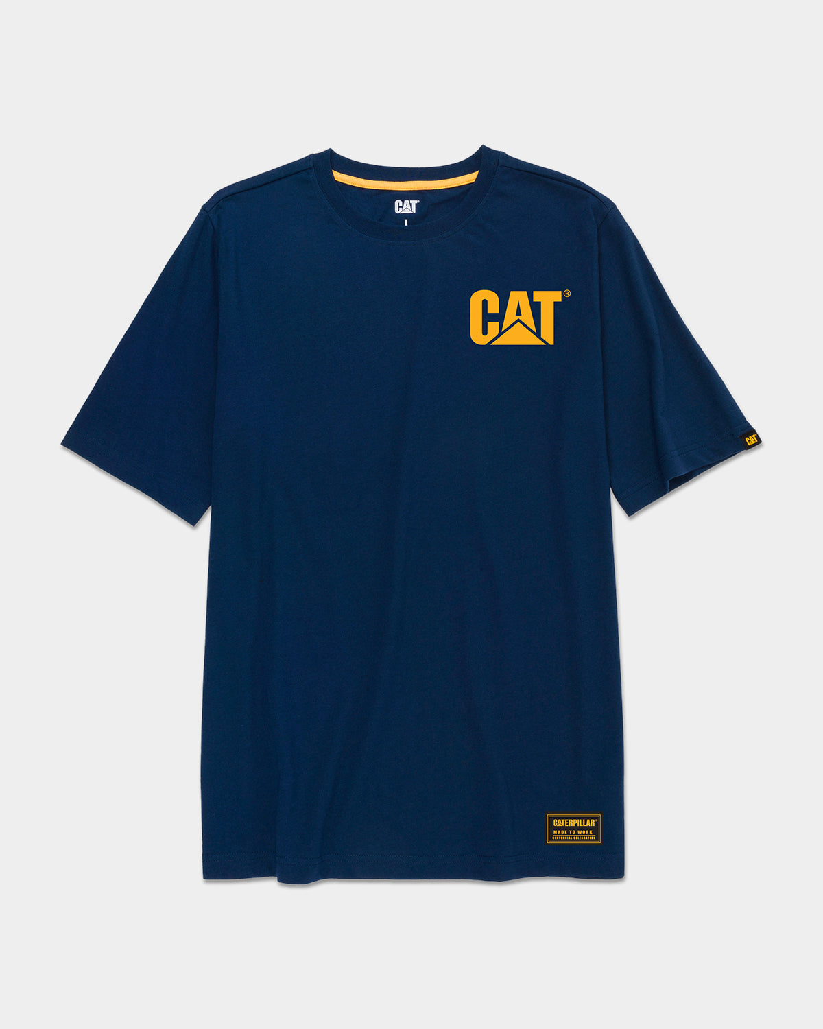 CAT Workwear Men's Established 1925 Centennial T-Shirt Detroit Blue Front