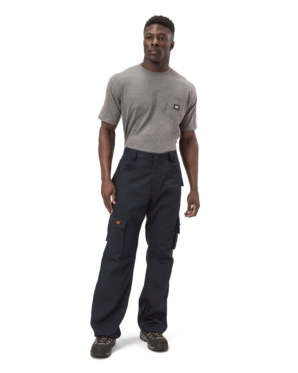 Check Polycotton Industrial Work Wear Cargo Pants, Gray, Slim Fit at Rs 950  in Rajsamand