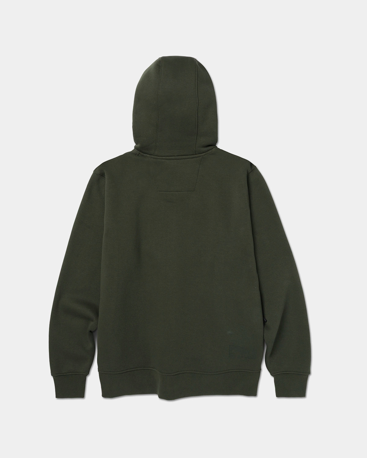 CAT workwear men's heavyweight trademark hoodie forest green back