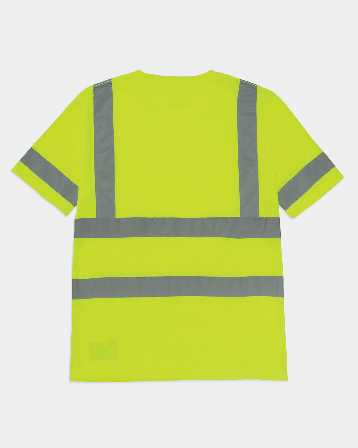 Cat Workwear Men's Hi-Vis Class III T-Shirt HiVis Yellow Back