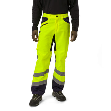 Caterpillar Workwear Men's Hi-Vis Operator Flex Work Pants Front