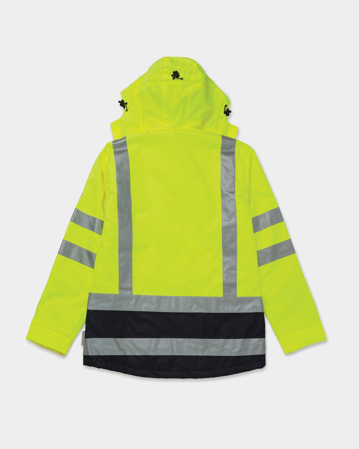 Cat Workwear Men's H2O HiVis Waterproof Insulated Jacket HiVis Yellow Back