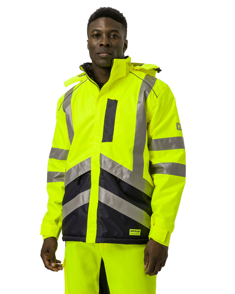 Men's H2O Hi-Vis Waterproof Jacket  CAT® WORKWEAR – Caterpillar Workwear