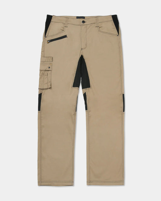 Cat Workwear Men's Operator Flex Pants Dark Sand Front,color:Dark Sand