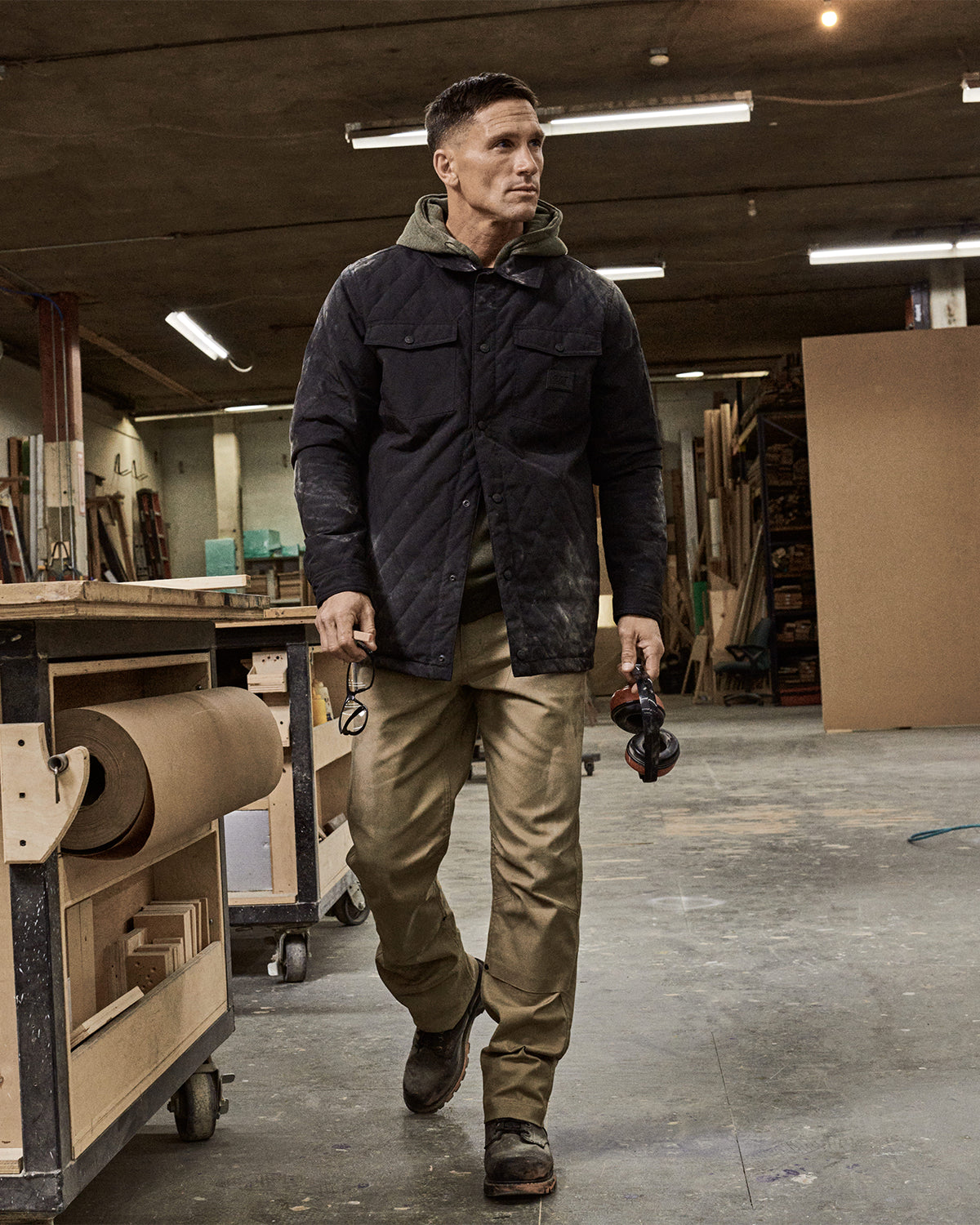 Khaki Field Shirt Jacket Lemaire Light Field Jacket Dusty Khaki