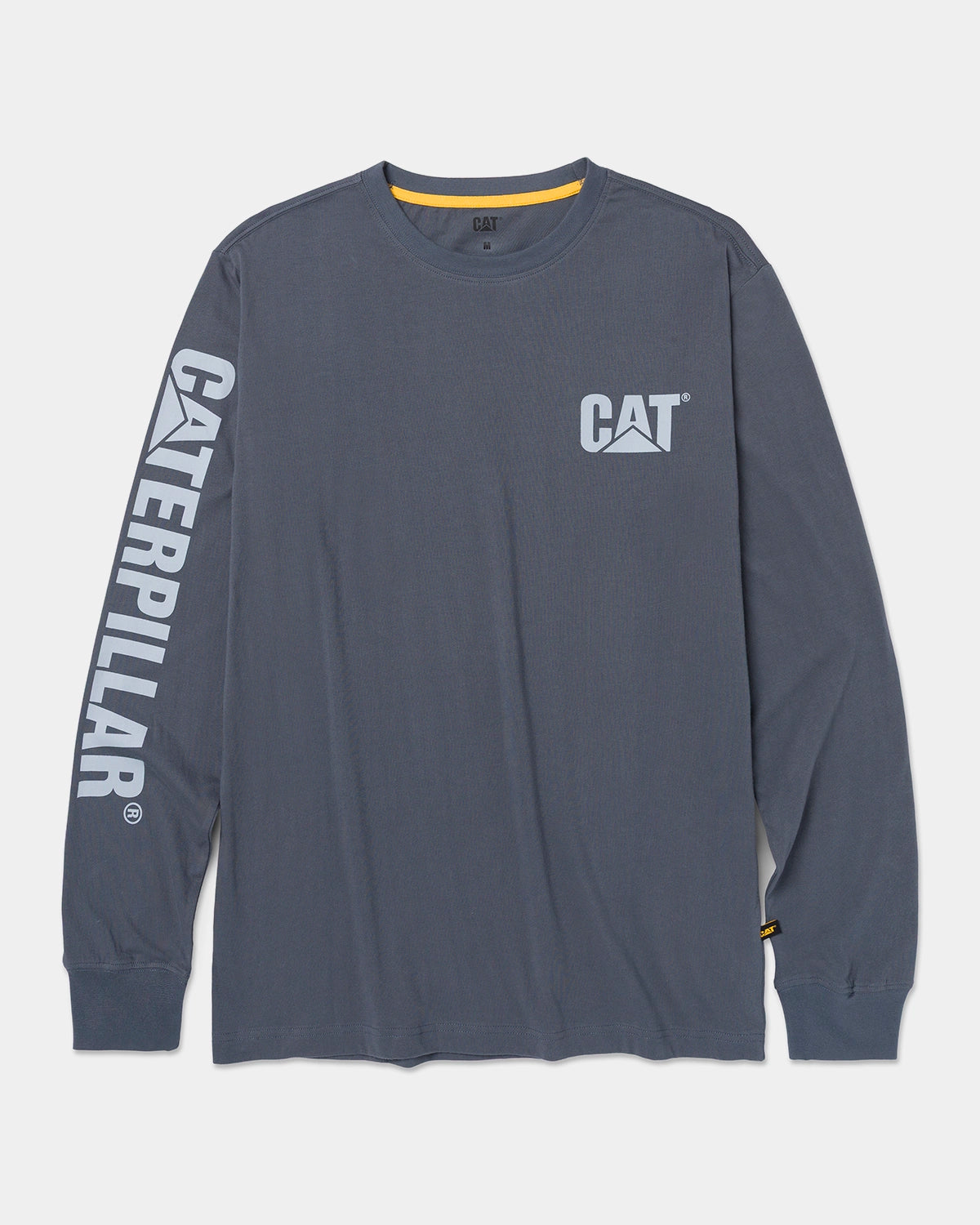 CAT workwear Men's Trademark Banner Long Sleeve T-Shirt Stormy Weather Front