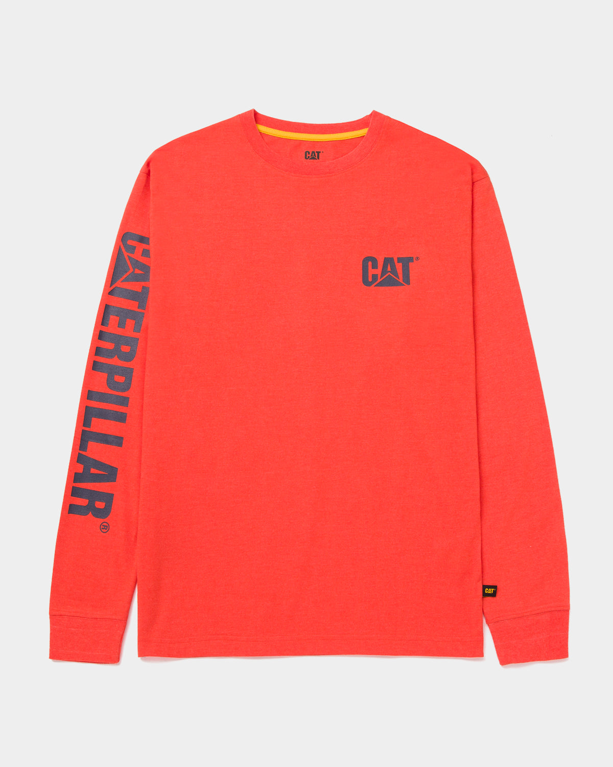 Men's Trademark Banner Long Sleeve T-Shirt Tangerine Front