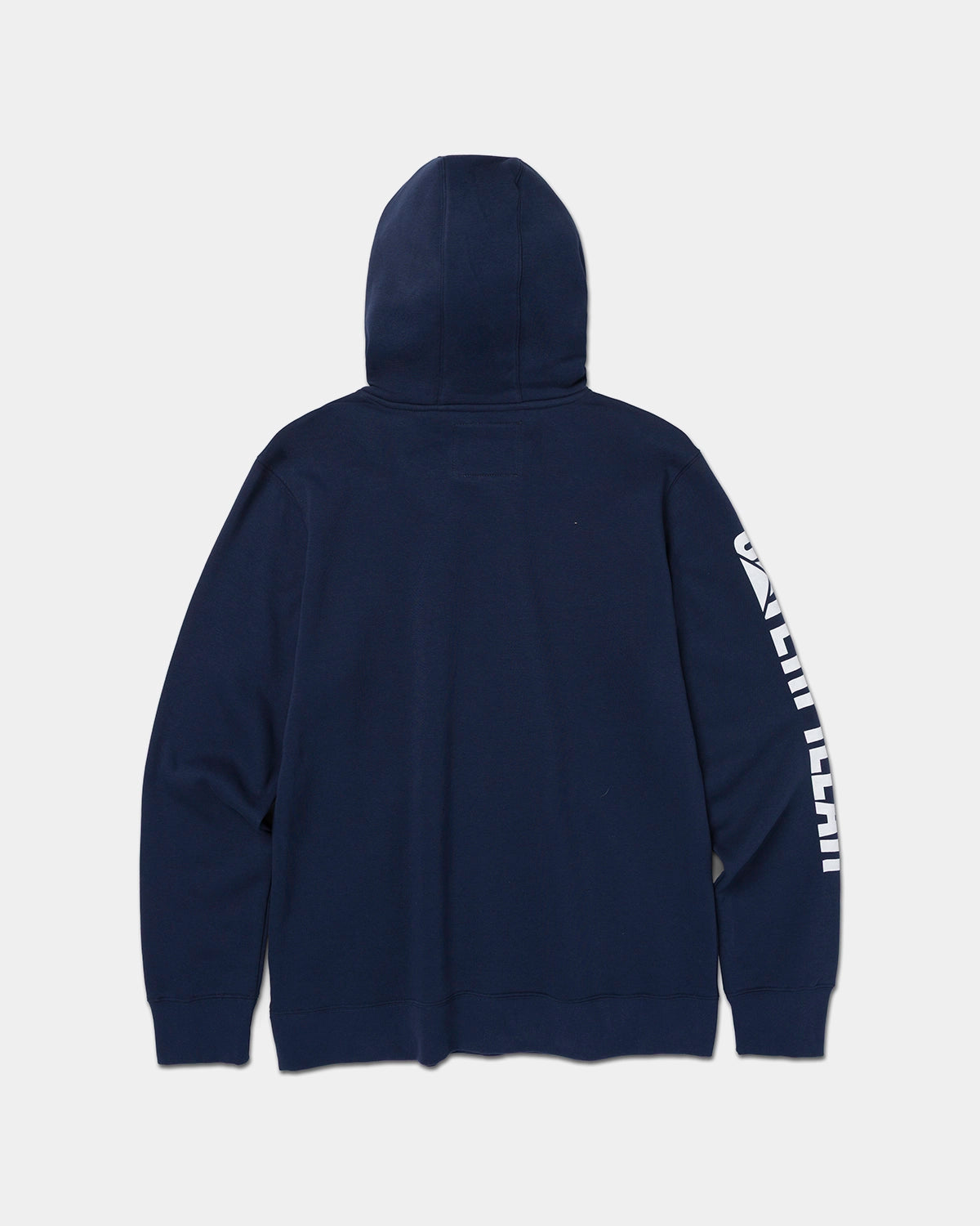 CAT workwear men's trademark banner pullover hoodie detroit blue back