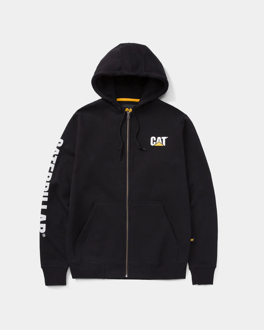 CAT Workwear Men's Full Zip Hoodie Black