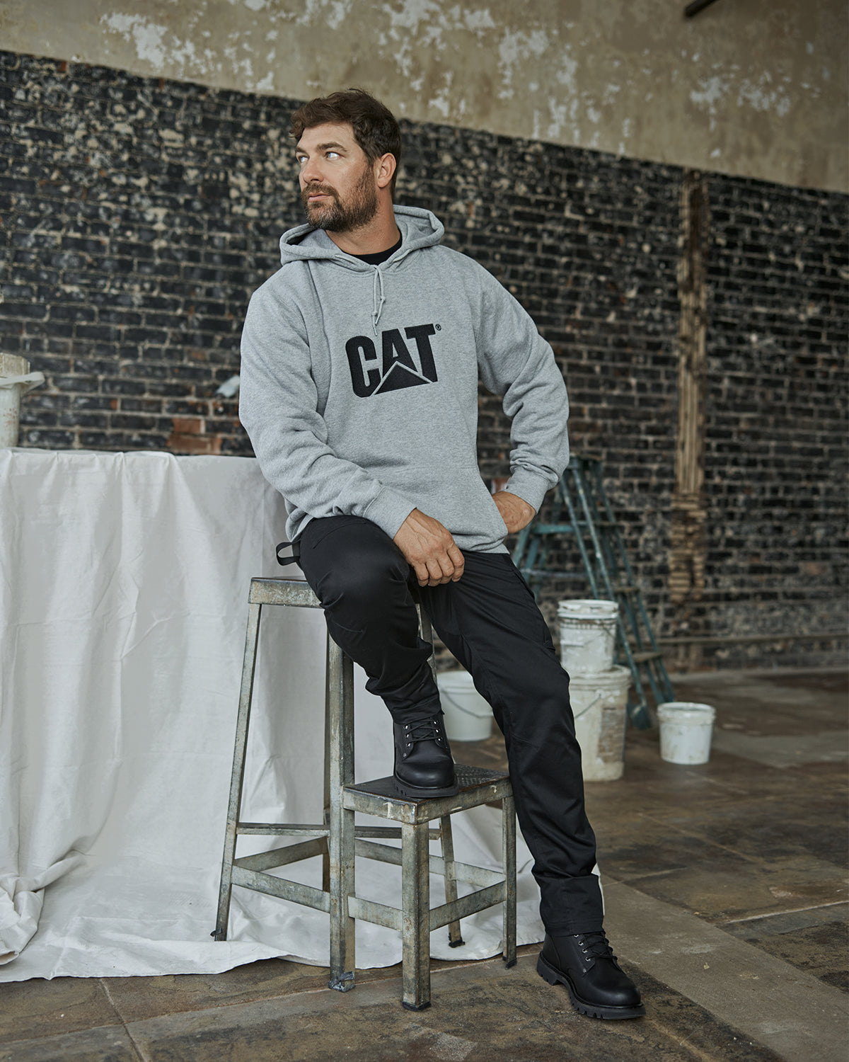 Men s Trademark Hoodie CAT WORKWEAR Caterpillar Workwear