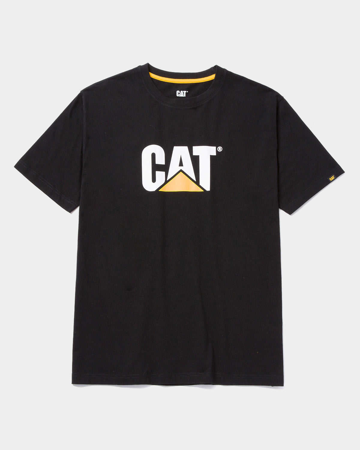 CAT Workwear Men's Trademark Logo T-Shirt Black Front