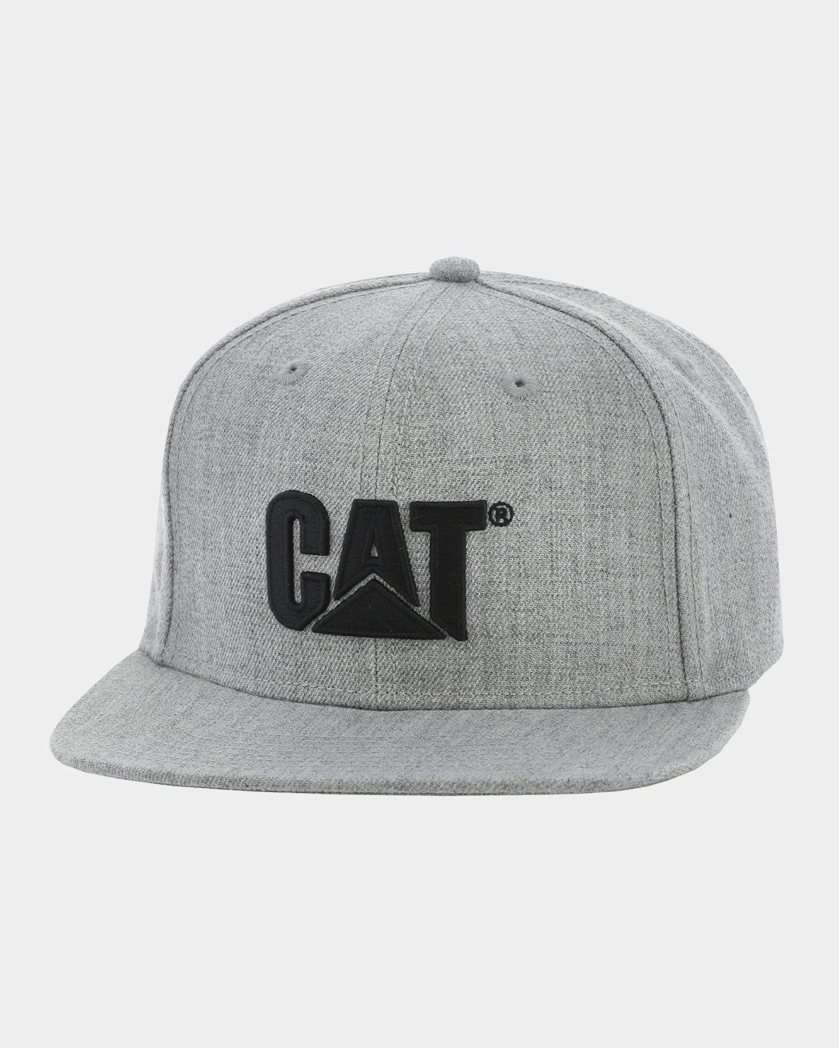 CAT Workwear Men's Sheridan Flat Bill Cap Heather Grey Front