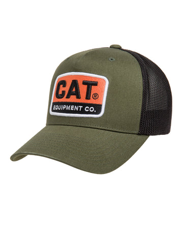 CAT Workwear Unisex Cat Equipment 110 Hat Chive Front