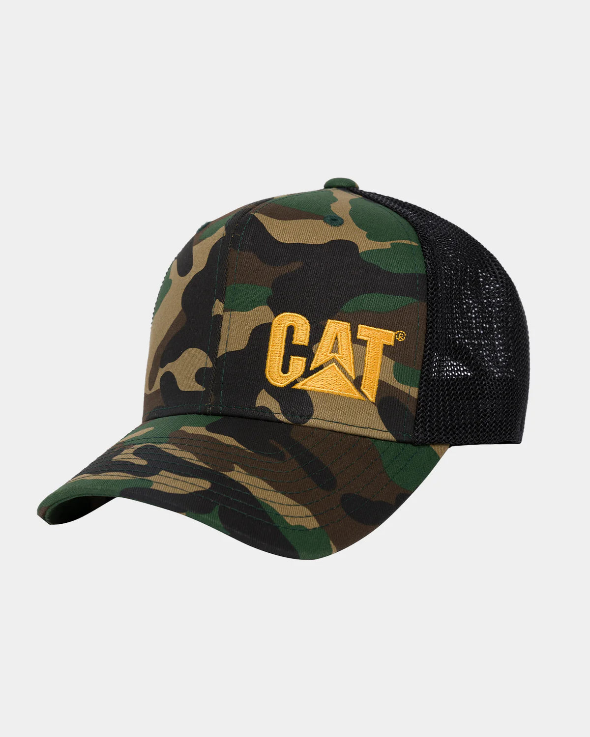 Men's Flexfit CAT Trademark Trucker Hat | CAT® WORKWEAR – Caterpillar ...