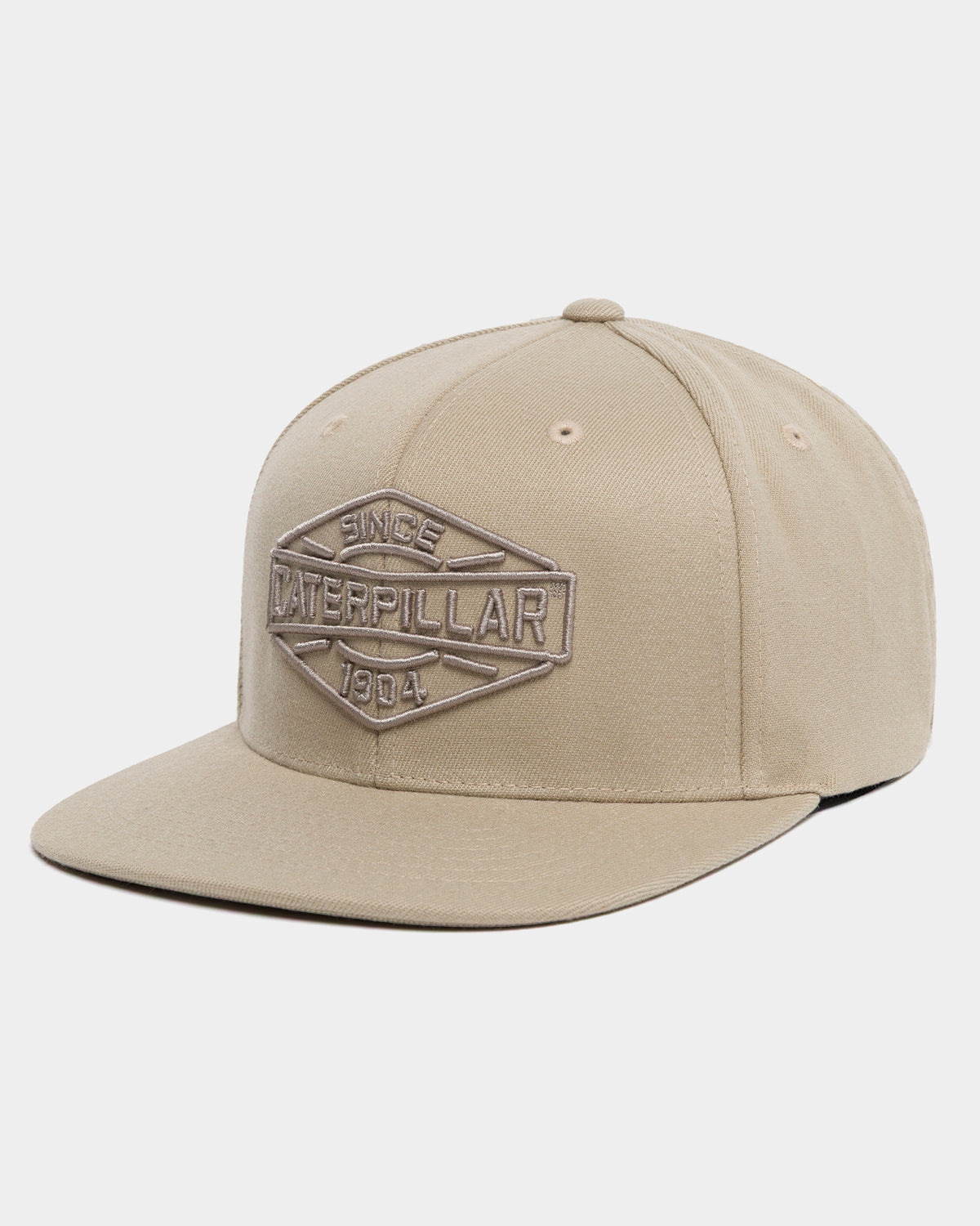 CAT workwear unisex Caterpillar 3-D Cap Abbey Stone Front
