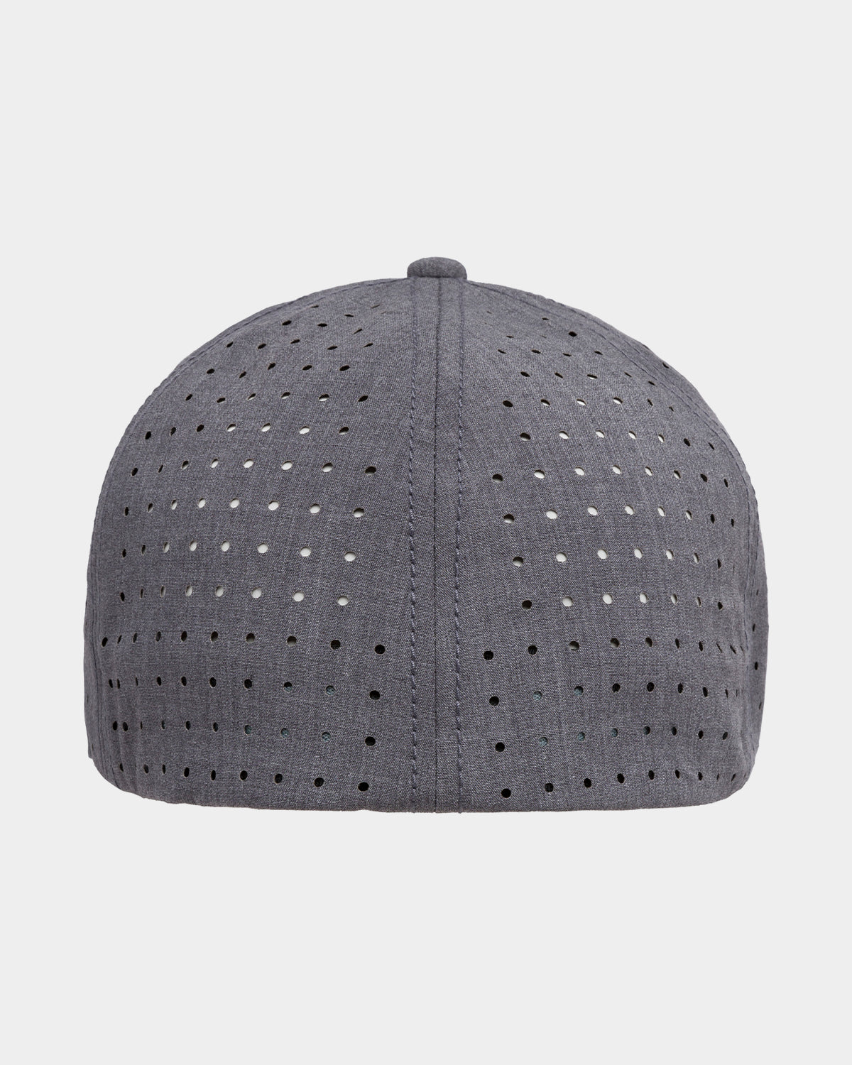 CAT workwear unisex laser mesh 7-panel hat dark heather grey back