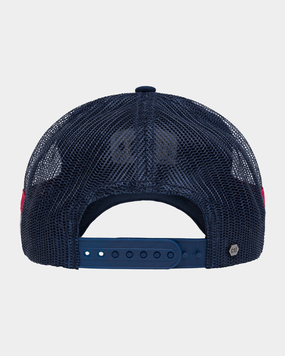 Cat workwear unisex retro patch cap detroit blue back